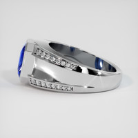 7.71 Ct. Blue Sapphire Ring, 14K White Gold 4