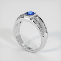 1.60 Ct. Sapphire Ring, 14K White Gold 2