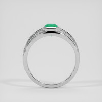 1.51 Ct. Emerald Ring, 18K White Gold 3