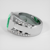 5.33 Ct. Emerald Ring, 18K White Gold 4