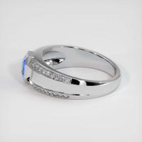 1.60 Ct. Sapphire Ring, 18K White Gold 4
