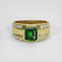 1.59 Ct. Tsavorite Garnet Ring, 14K Yellow Gold 1