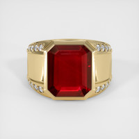6.23 Ct. Ruby Ring, 14K Yellow Gold 1