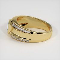 0.58 Ct. Sapphire Ring, 14K Yellow Gold 4