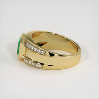 1.35 Ct. Emerald Ring, 18K Yellow Gold 4
