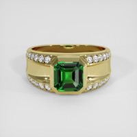 1.59 Ct. Tsavorite Garnet Ring, 18K Yellow Gold 1