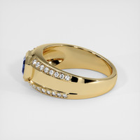 1.10 Ct. Sapphire Ring, 18K Yellow Gold 4
