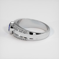 0.95 Ct. Sapphire Ring, 14K White Gold 4