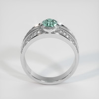 0.90 Ct. Sapphire Ring, 14K White Gold 3