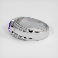 2.13 Ct. Sapphire Ring, 18K White Gold 4