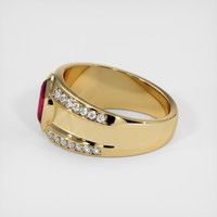 1.30 Ct. Ruby Ring, 18K Yellow Gold 4