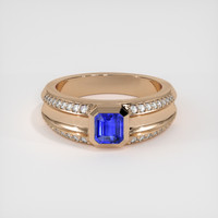 1.01 Ct. Sapphire Ring, 14K Rose Gold 1