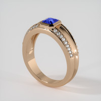 1.01 Ct. Sapphire Ring, 14K Rose Gold 2
