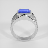 6.64 Ct. Blue Sapphire Ring, 14K White Gold 3