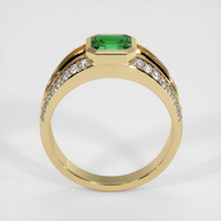 1.31 Ct. Green Chrome Tourmaline Ring, 10K Yellow Gold 3