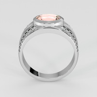 1.62 Ct. Padparadscha Sapphire Ring, Platinum 950 3