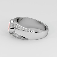 1.62 Ct. Padparadscha Sapphire Ring, Platinum 950 4