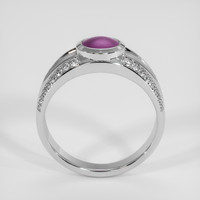 1.03 Ct. Pinkish Purple Sapphire Ring, 14K White Gold 3