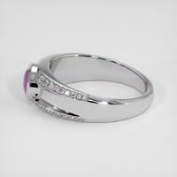 1.03 Ct. Pinkish Purple Sapphire Ring, 14K White Gold 4