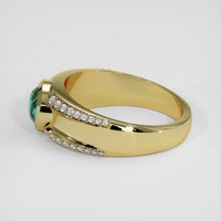 1.55 Ct. Bluish Green Grandidierite Ring, 14K Yellow Gold 4