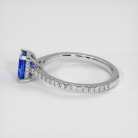 0.99 Ct. Blue Sapphire Ring, Platinum 950 4