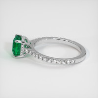 1.43 Ct. Emerald Ring, Platinum 950 4