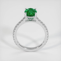 1.62 Ct. Emerald Ring, Platinum 950 3