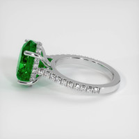 4.54 Ct. Emerald Ring, Platinum 950 4