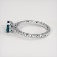 0.55 Ct. Gemstone Ring, Platinum 950 4