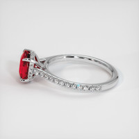 2.53 Ct. Ruby Ring, Platinum 950 4