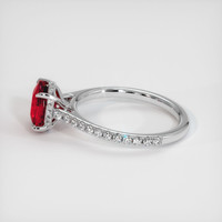 2.98 Ct. Ruby Ring, Platinum 950 4