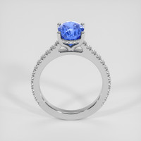 2.57 Ct. Blue Sapphire Ring, Platinum 950 3