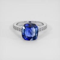 5.01 Ct. Blue Sapphire Ring, Platinum 950 1