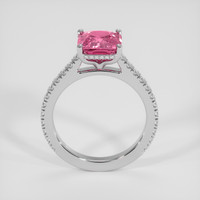 2.68 Ct. Pink Sapphire Ring, Platinum 950 3