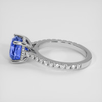 3.39 Ct. Blue Sapphire Ring, Platinum 950 4