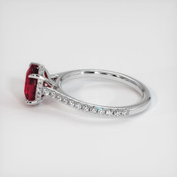 3.36 Ct. Ruby Ring, 10K White Gold 4