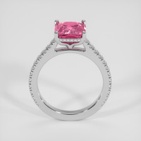 2.68 Ct. Pink Sapphire Ring, 14K White Gold 3