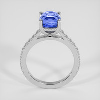 3.39 Ct. Blue Sapphire Ring, 14K White Gold 3