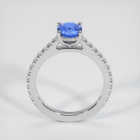 1.60 Ct. Blue Sapphire Ring, 14K White Gold 3