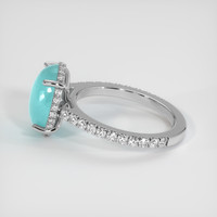3.40 Ct. Gemstone Ring, 18K White Gold 4