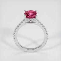3.10 Ct. Sapphire Ring, 18K White Gold 3