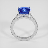 5.01 Ct. Blue Sapphire Ring, 18K White Gold 3