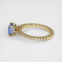 2.00 Ct. Blue Sapphire Ring, 14K Yellow Gold 4
