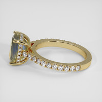 4.01 Ct. Bi Color Sapphire Ring, 14K Yellow Gold 4