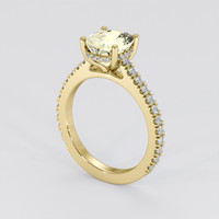 2.41 Ct. Yellow Sapphire Ring, 18K Yellow Gold 2