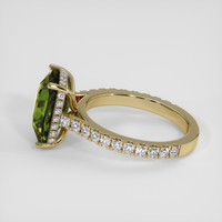 5.26 Ct. Bi Color Sapphire Ring, 18K Yellow Gold 4