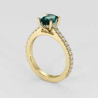 2.00 Ct. Bi Color Sapphire Ring, 18K Yellow Gold 2