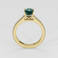 2.00 Ct. Bi Color Sapphire Ring, 18K Yellow Gold 3