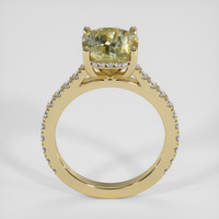 4.01 Ct. Bi Color Sapphire Ring, 18K Yellow Gold 3