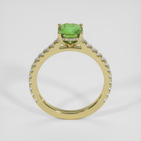 2.53 Ct. Green Sapphire Ring, 18K Yellow Gold 3